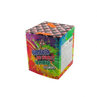 Bateria Fum i cracker 25 dispars